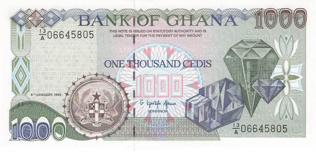 1000 Cedis 1995
